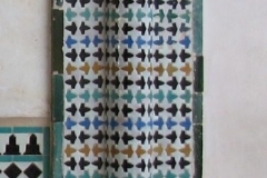 Alhambra column tiles